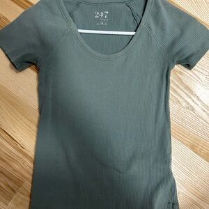 47 Women's Olive Short Sleeve Tee